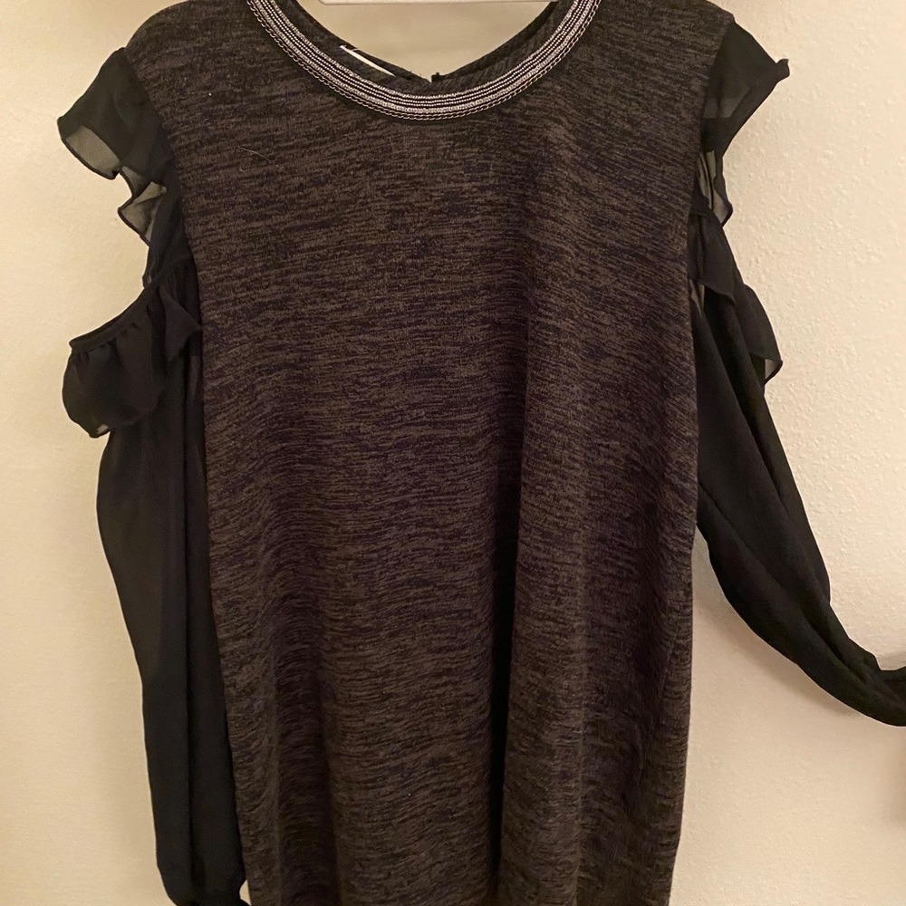 Maurice’s long sleeve cold shoulder top!